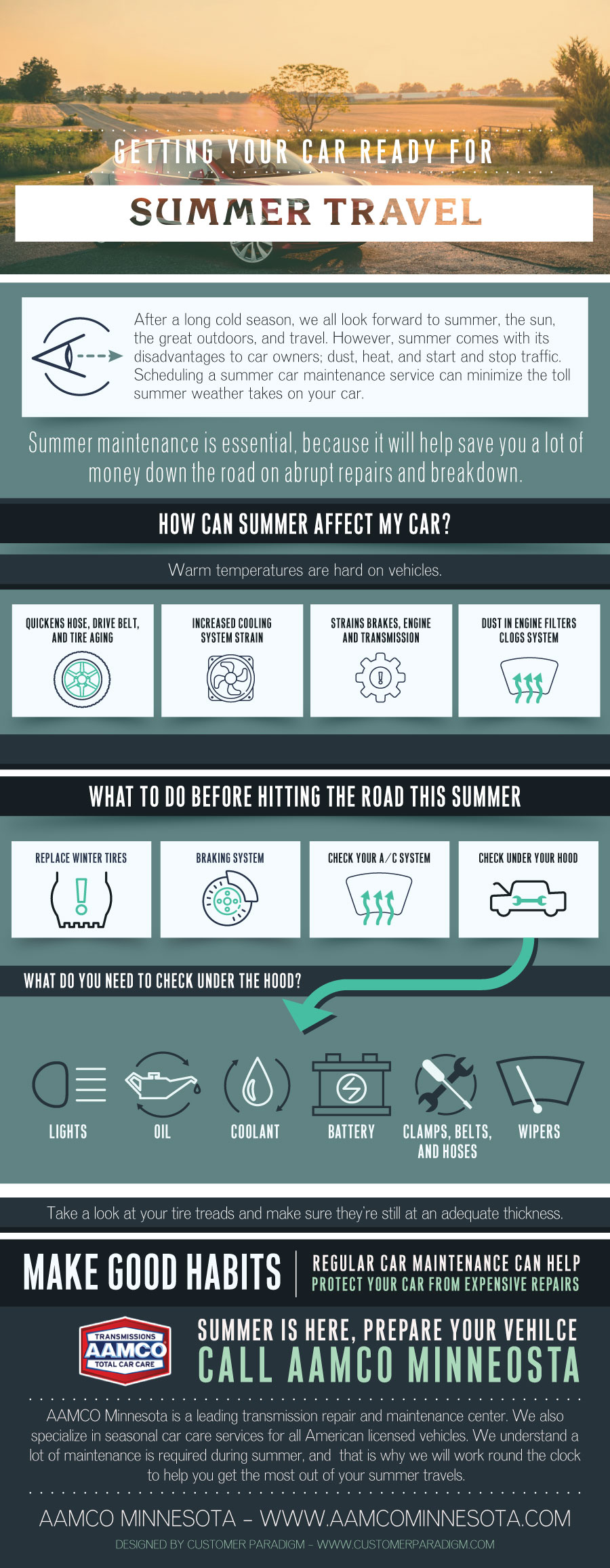 Woman reading car care manual 